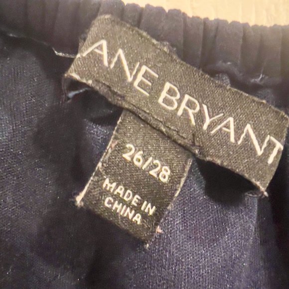 Lane Bryant Blue and White Striped On/Off Shoulder Top 26/28 - Picture 4 of 6